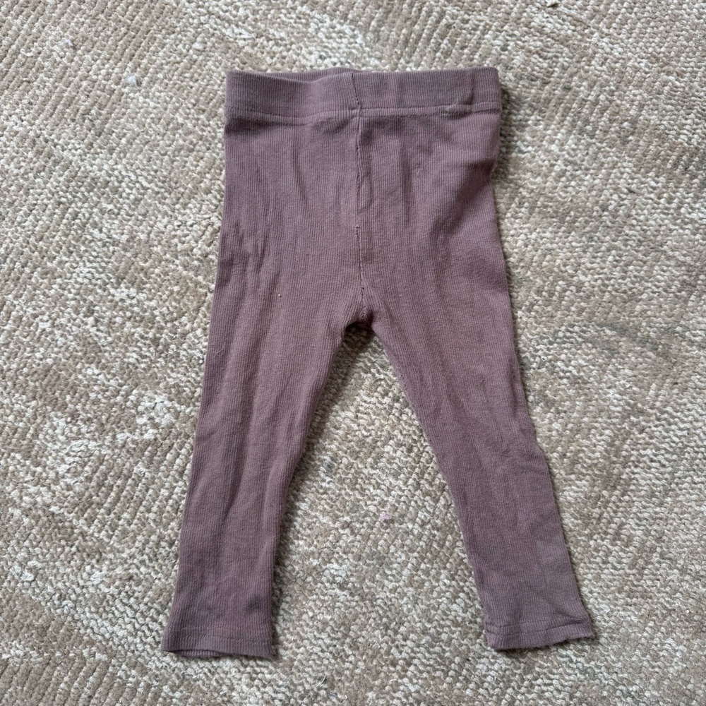 Cozy Brown Baby Leggings